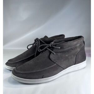 Mens‎ UGG Gray Suede Perforated High-Top Sneakers Size 15